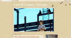 Desktop Screenshot of carrollcountygeorgia.blogspot.com