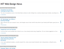 Tablet Screenshot of hit-website-design-news.blogspot.com