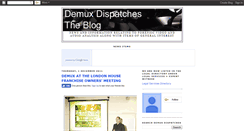 Desktop Screenshot of demuxdispatches.blogspot.com