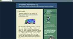 Desktop Screenshot of investmentperformanceguy.blogspot.com