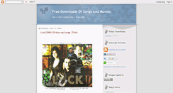 Desktop Screenshot of downloadsongsandmovies.blogspot.com