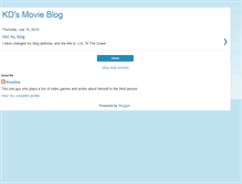 Tablet Screenshot of kdsmovieblog.blogspot.com