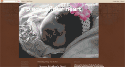 Desktop Screenshot of apieceofourheart.blogspot.com