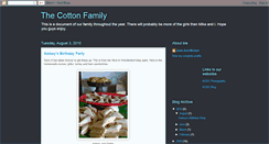 Desktop Screenshot of cottonfamily4.blogspot.com