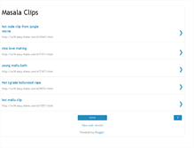 Tablet Screenshot of 123masalaclips.blogspot.com