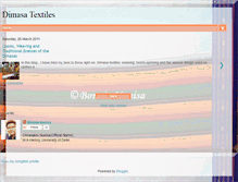 Tablet Screenshot of dimasatextile.blogspot.com