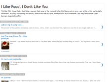 Tablet Screenshot of foodrulesyousuck.blogspot.com