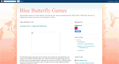 Desktop Screenshot of bluebutterflygames.blogspot.com