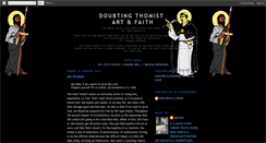 Desktop Screenshot of doubting-thomist.blogspot.com