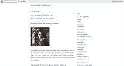 Desktop Screenshot of narrativelandscape.blogspot.com