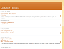 Tablet Screenshot of myexclusivefashion.blogspot.com