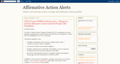 Desktop Screenshot of affirmativeactionalerts.blogspot.com