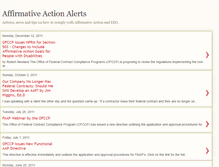 Tablet Screenshot of affirmativeactionalerts.blogspot.com