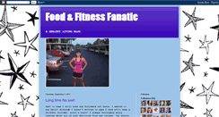 Desktop Screenshot of foodandfitnessfanatic7.blogspot.com