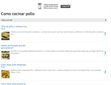 Tablet Screenshot of comococinarpollo.blogspot.com