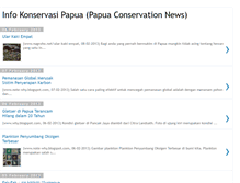 Tablet Screenshot of konservasipapua.blogspot.com