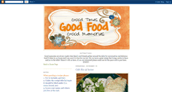 Desktop Screenshot of goodtimesgoodfood.blogspot.com
