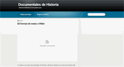 Desktop Screenshot of documentalesdehistoria.blogspot.com