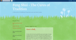 Desktop Screenshot of curesoftradition.blogspot.com