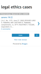 Mobile Screenshot of legalethicscases.blogspot.com