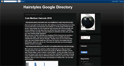 Desktop Screenshot of hairstylesgoogledirectory.blogspot.com