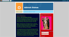 Desktop Screenshot of deborahthomas5.blogspot.com