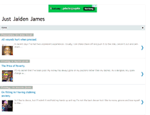 Tablet Screenshot of jaidenjames.blogspot.com