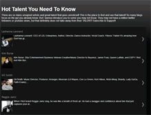 Tablet Screenshot of hottalentyouneedtoknow.blogspot.com