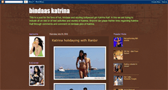 Desktop Screenshot of bindaaskatrina.blogspot.com