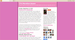 Desktop Screenshot of marathonanners.blogspot.com