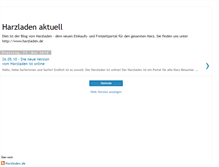 Tablet Screenshot of harzladen.blogspot.com