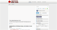 Desktop Screenshot of instituto-wingchun.blogspot.com