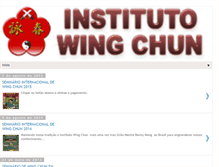 Tablet Screenshot of instituto-wingchun.blogspot.com