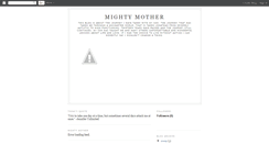 Desktop Screenshot of mightymother.blogspot.com