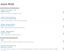 Tablet Screenshot of annasworld-banana.blogspot.com