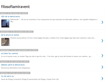 Tablet Screenshot of filosofiamiravent.blogspot.com
