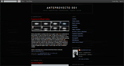 Desktop Screenshot of anteproyecto001.blogspot.com