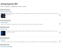 Tablet Screenshot of anteproyecto001.blogspot.com