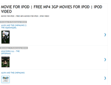 Tablet Screenshot of ipodmoviefree.blogspot.com