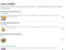 Tablet Screenshot of lunalunera-infantil.blogspot.com