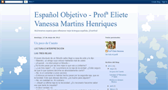 Desktop Screenshot of espanholobjetivo.blogspot.com