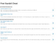 Tablet Screenshot of freestardollcheat.blogspot.com