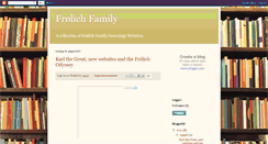 Desktop Screenshot of frlichfamilygenealogywebsites.blogspot.com