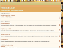 Tablet Screenshot of frlichfamilygenealogywebsites.blogspot.com