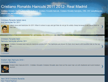 Tablet Screenshot of cristiano-ronaldo-haircuts.blogspot.com