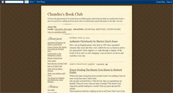 Desktop Screenshot of chandrasbookclub.blogspot.com