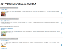 Tablet Screenshot of especialesamapola.blogspot.com