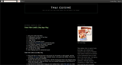 Desktop Screenshot of cuisinethai.blogspot.com