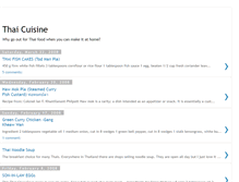 Tablet Screenshot of cuisinethai.blogspot.com
