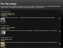 Tablet Screenshot of forthelimey.blogspot.com